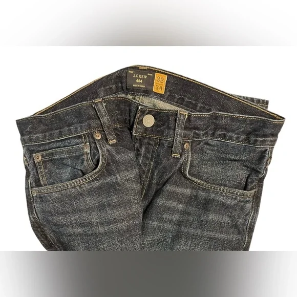 J.Crew Men’s 484 Blue Dark Wash Denim Jeans - Picture 5 of 5